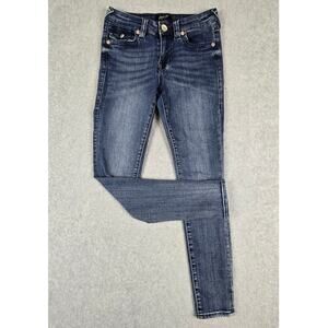 True Religion Jeans Womens Size 25 Jennie Curvy Mid Rise Super Skinny